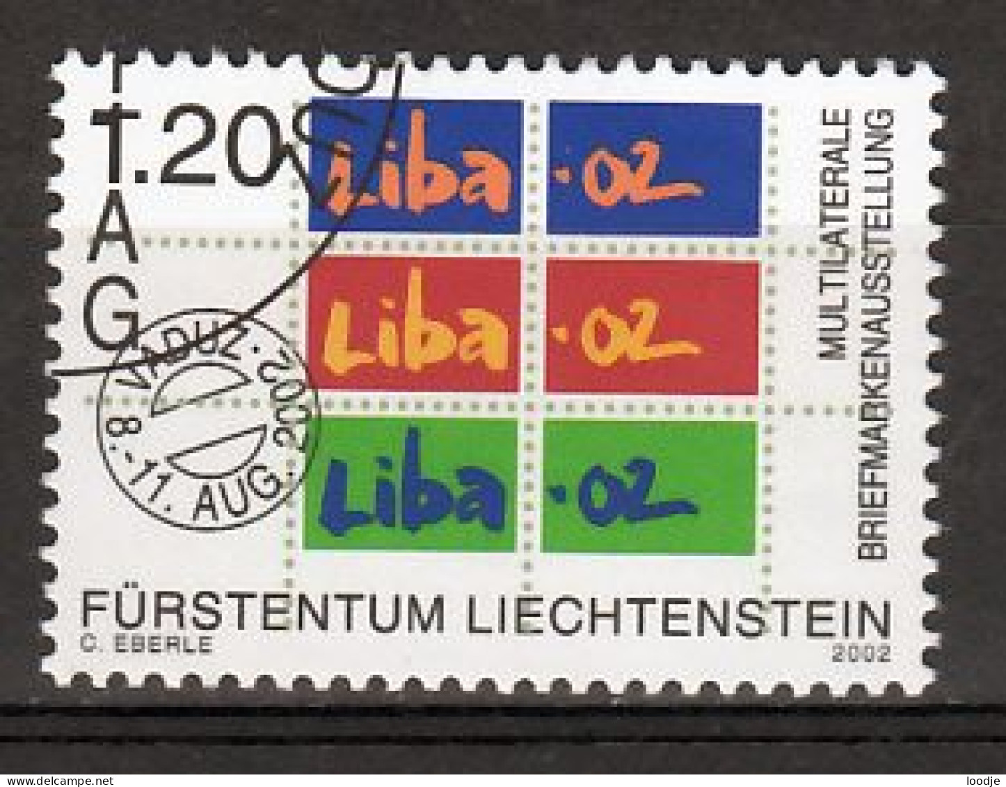 Liechtenstein Mi 1285 Liba 02  Gestempeld - Gebruikt