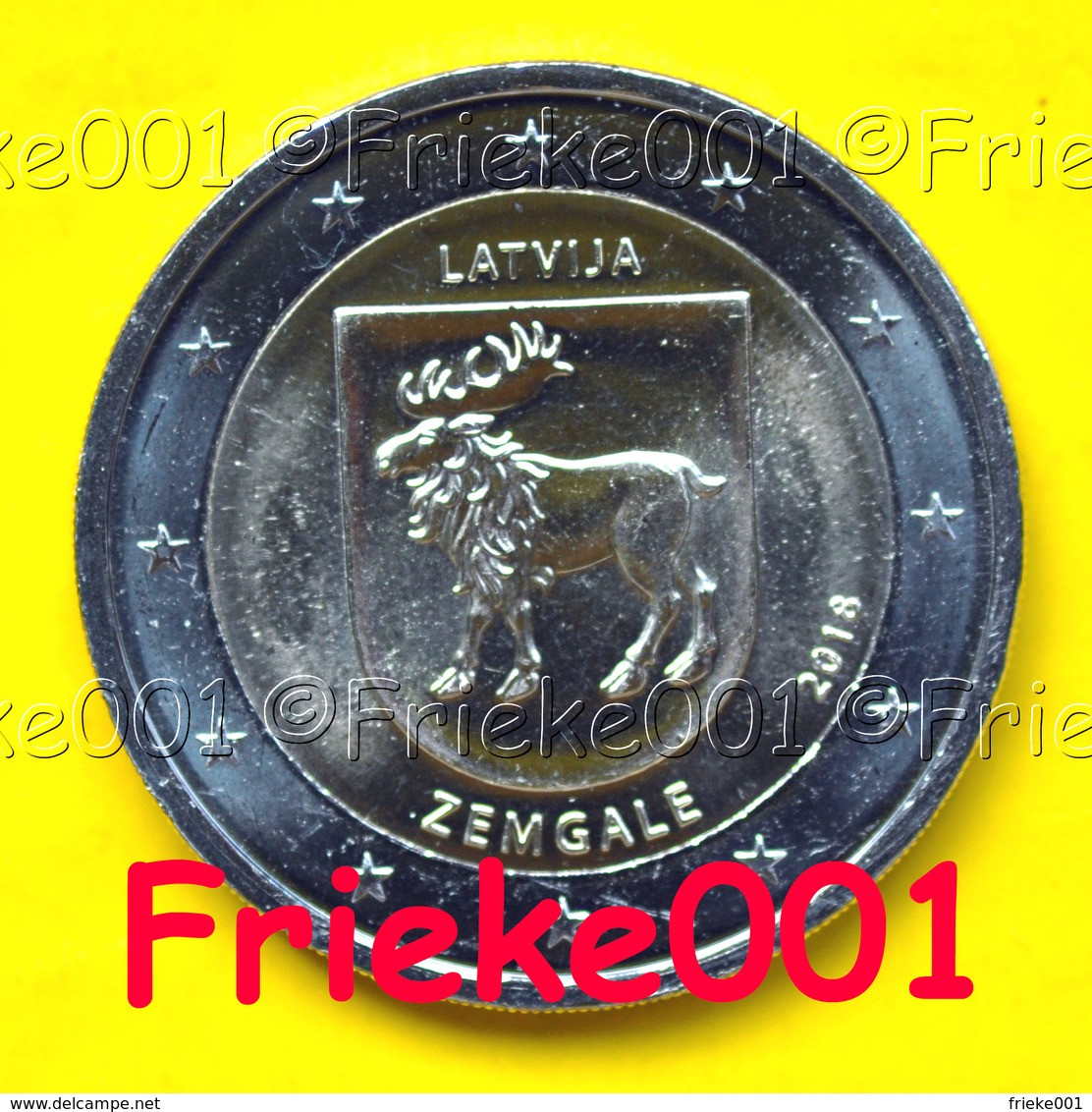 Letland - Lettonie - 2 Euro 2018 Comm.(Zemgale) - Latvia