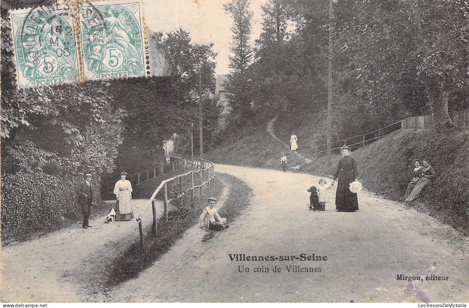 FRANCE - Villennes Sur Seine - Un Coin De Villennes  - Animé - Mirgon Editeur - Carte Postale Ancienne - Villennes-sur-Seine
