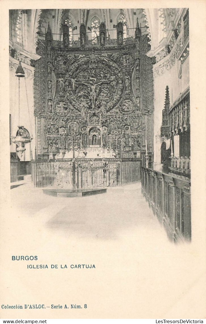 ESPAGNE - Burgos - Église De La Carthusie - Carte Postale Ancienne - Burgos