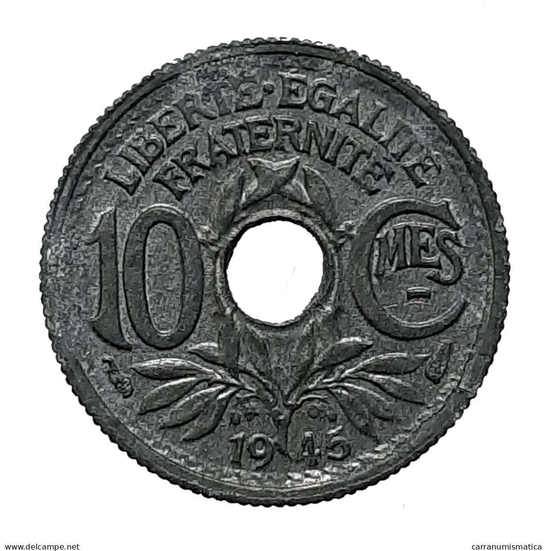 [NC] FRANCIA - 10 CENTIMES 1945 - ZINCO - WWII (nc9709) - 10 Centimes