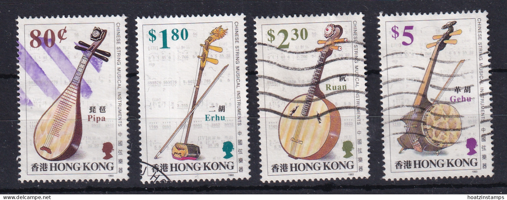 Hong Kong: 1993   Chinese String Musical Instruments      Used  - Usados