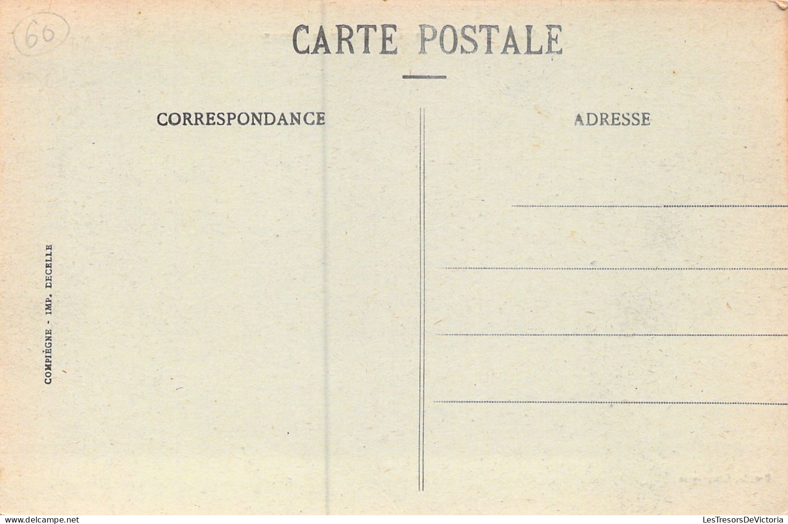 FRANCE - Compiegne - Vue Generale Prise De Margny - Carte Postale Ancienne - Compiegne