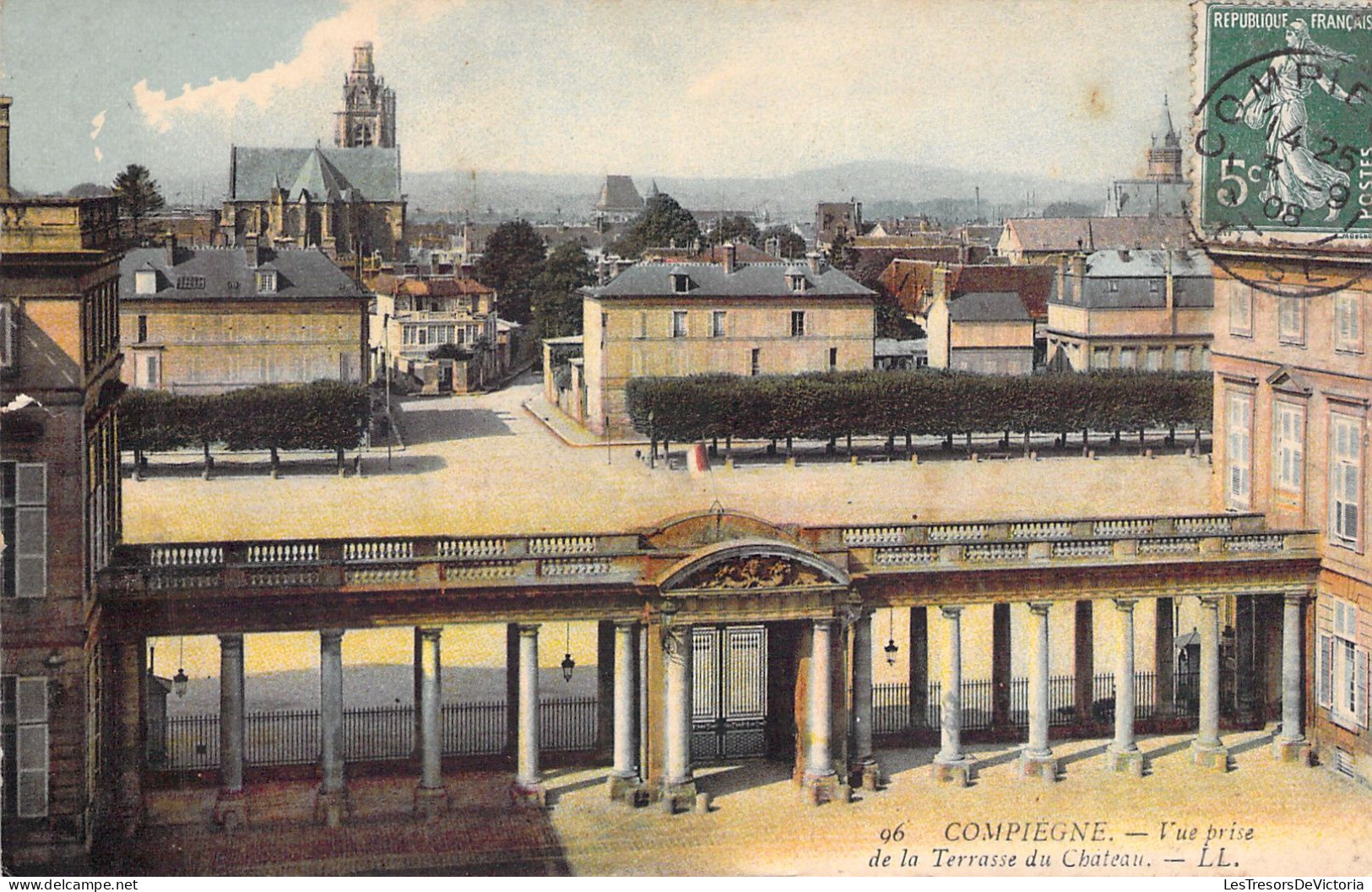 FRANCE - Compiegne - Vue Prise De La Terrasse Du Chateau - Carte Postale Ancienne - Compiegne