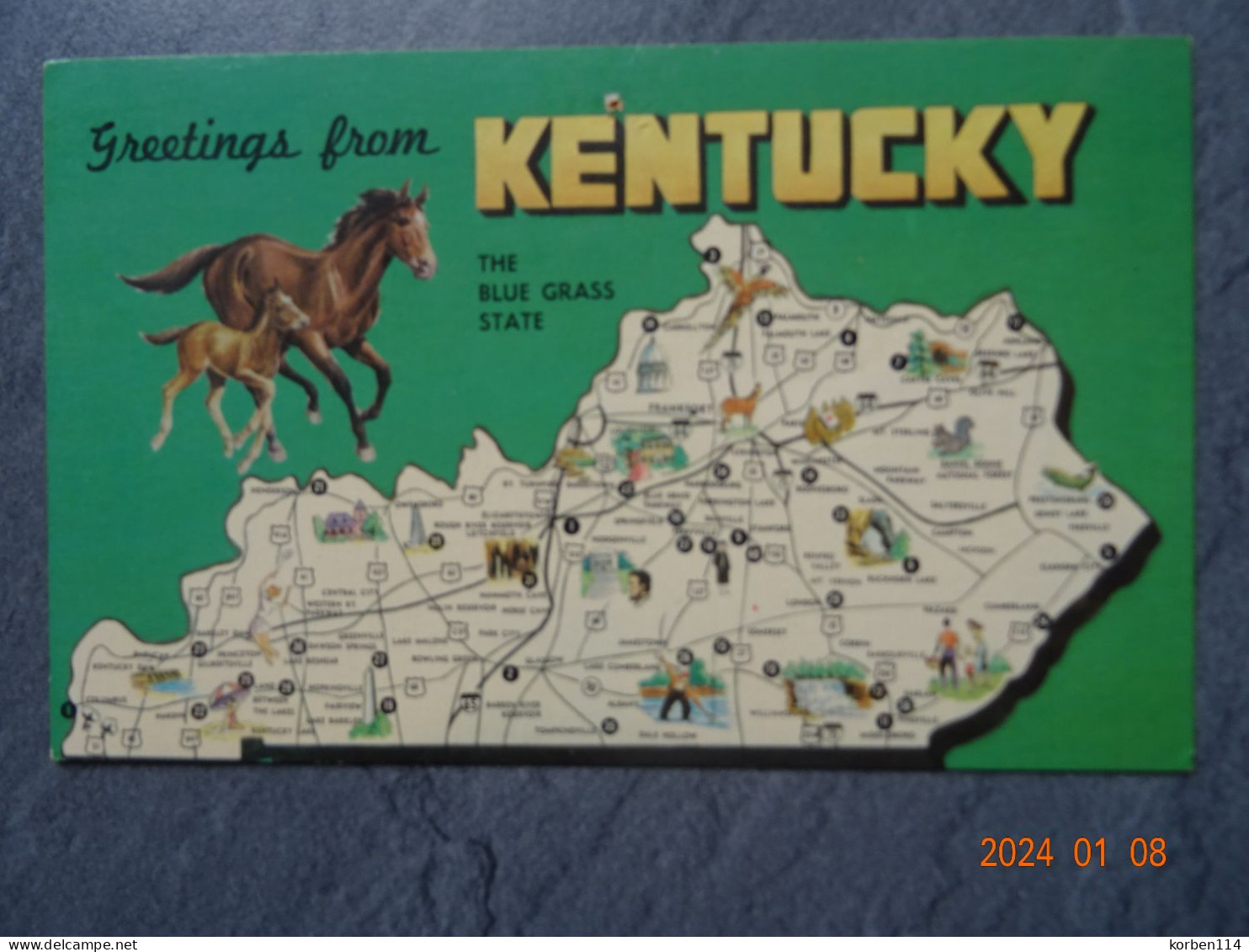 GREETINGS FROM KENTUCKY - Andere & Zonder Classificatie