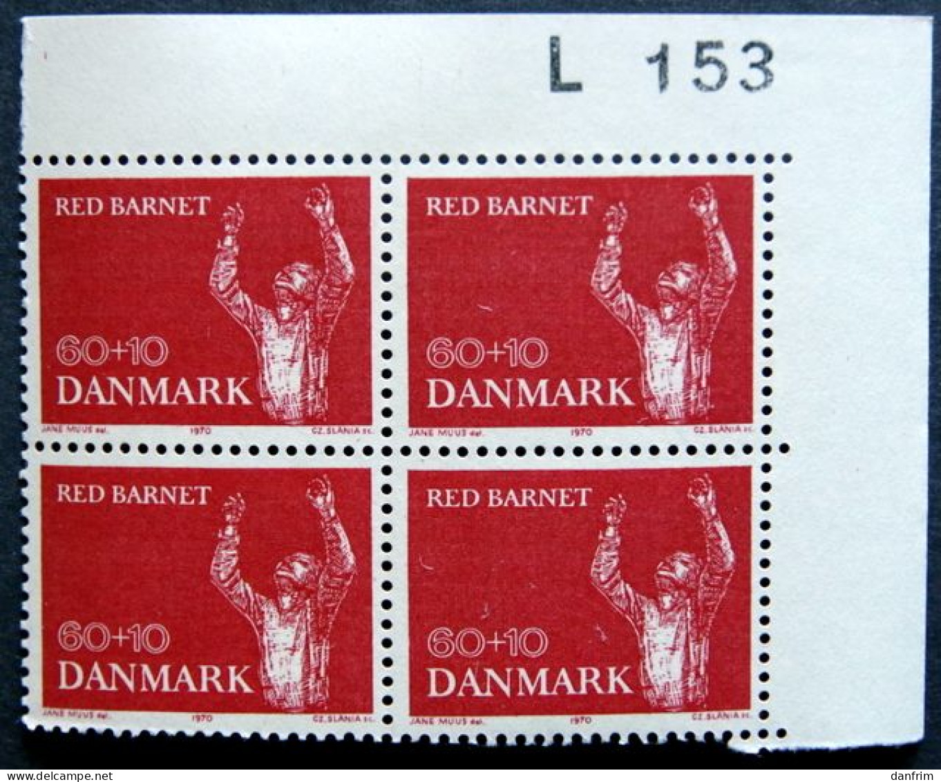 Denmark 1970  Save The Children / Rettet Das Kind   Minr.493   MNH  (**)   ( Lot KS 1267  ) - Neufs