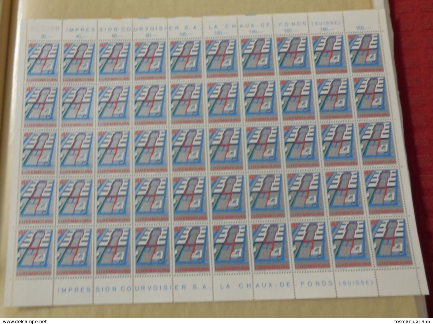 LUXEMBOURG 1974 FEUILLLE COMPLETE EN TTBE ** - Full Sheets
