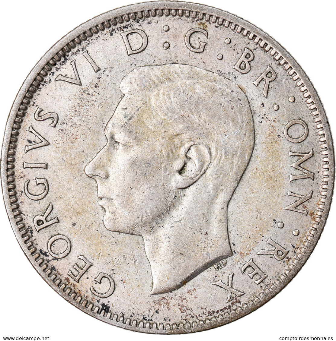 Monnaie, Grande-Bretagne, George VI, Florin, Two Shillings, 1942, TTB, Argent - J. 1 Florin / 2 Shillings