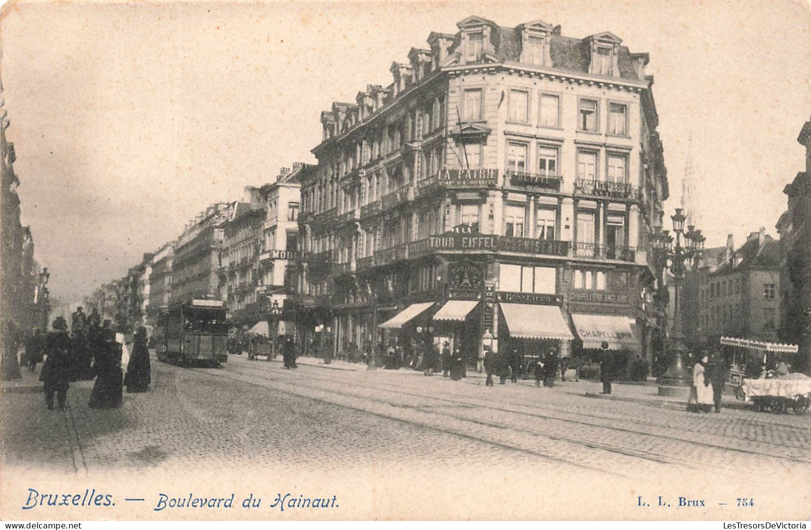 BELGIQUE - Bruxelles - Boulevards Du Hainaut - Carte Postale Ancienne - Lanen, Boulevards