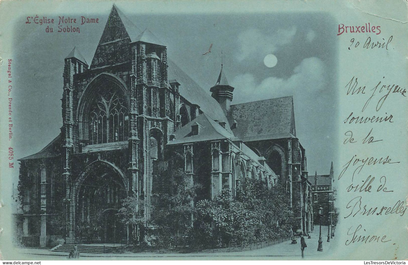 BELGIQUE - Bruxelles - L'église Notre-Dame Du Soblon - Carte Postale Ancienne - Other & Unclassified