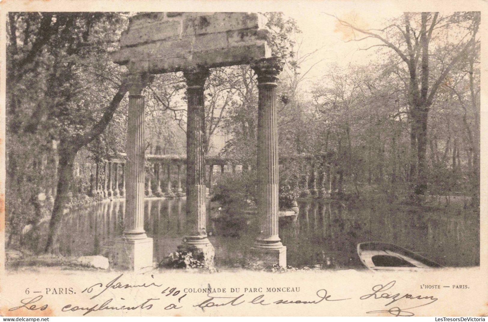 FRANCE - 75 - Paris - Colonnade Du Parc Monceau - Carte Postale Ancienne - Parks, Gardens
