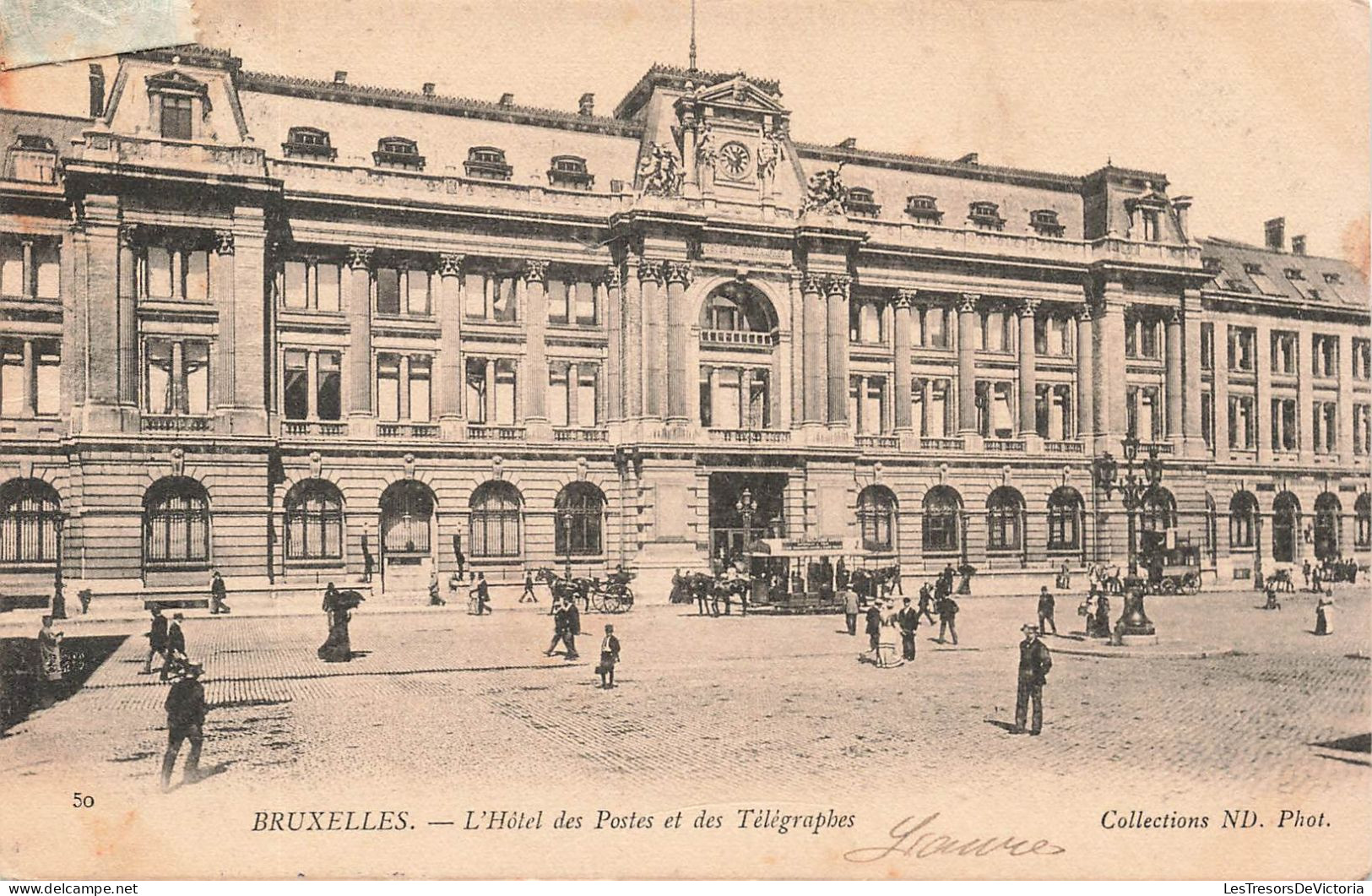 BELGIQUE - Bruxelles - L'hôtel Des Postes Et Des Télégraphes - Carte Postale Ancienne - Other & Unclassified