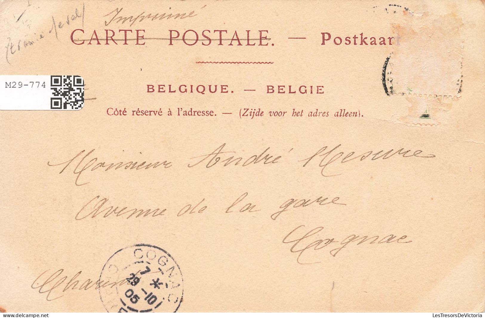 BELGIQUE - Bruxelles - L'hôtel Des Postes Et Des Télégraphes - Carte Postale Ancienne - Other & Unclassified