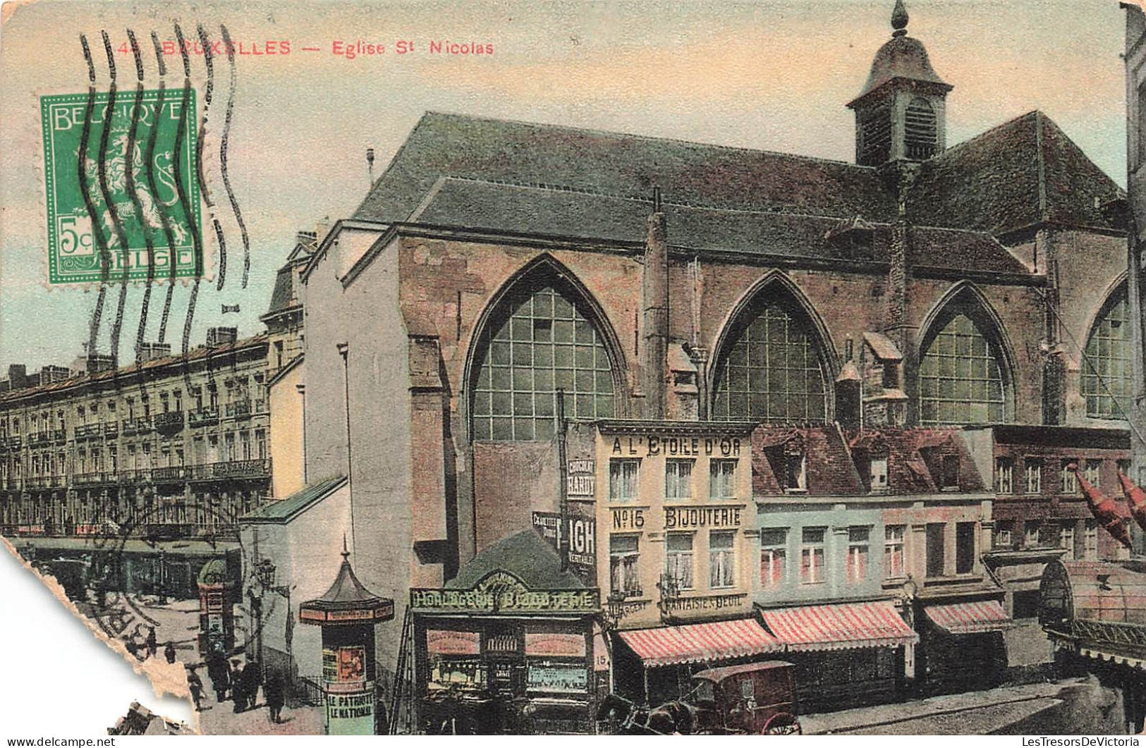 BELGIQUE - Bruxelles - Eglise Saint Nicolas - Carte Postale Ancienne - Sonstige & Ohne Zuordnung