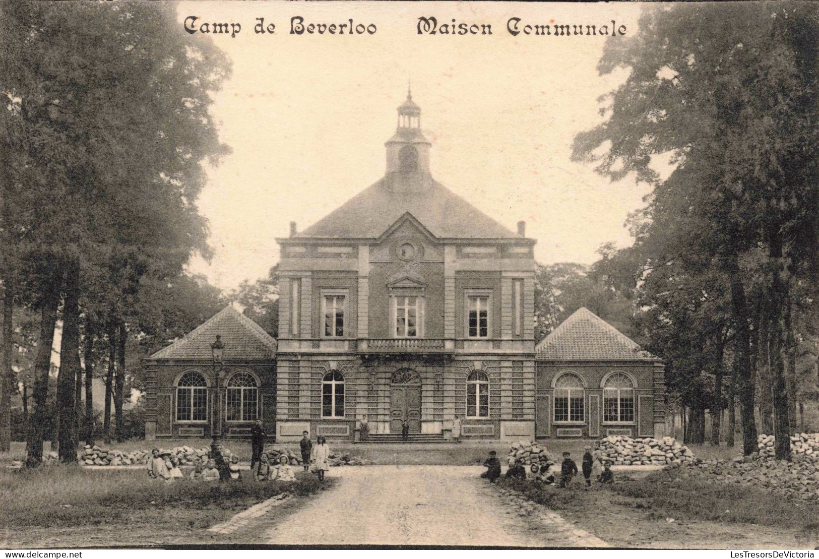 BELGIQUE - Camp De Beverloo - Maison Communale - Carte Postale Ancienne - Beringen