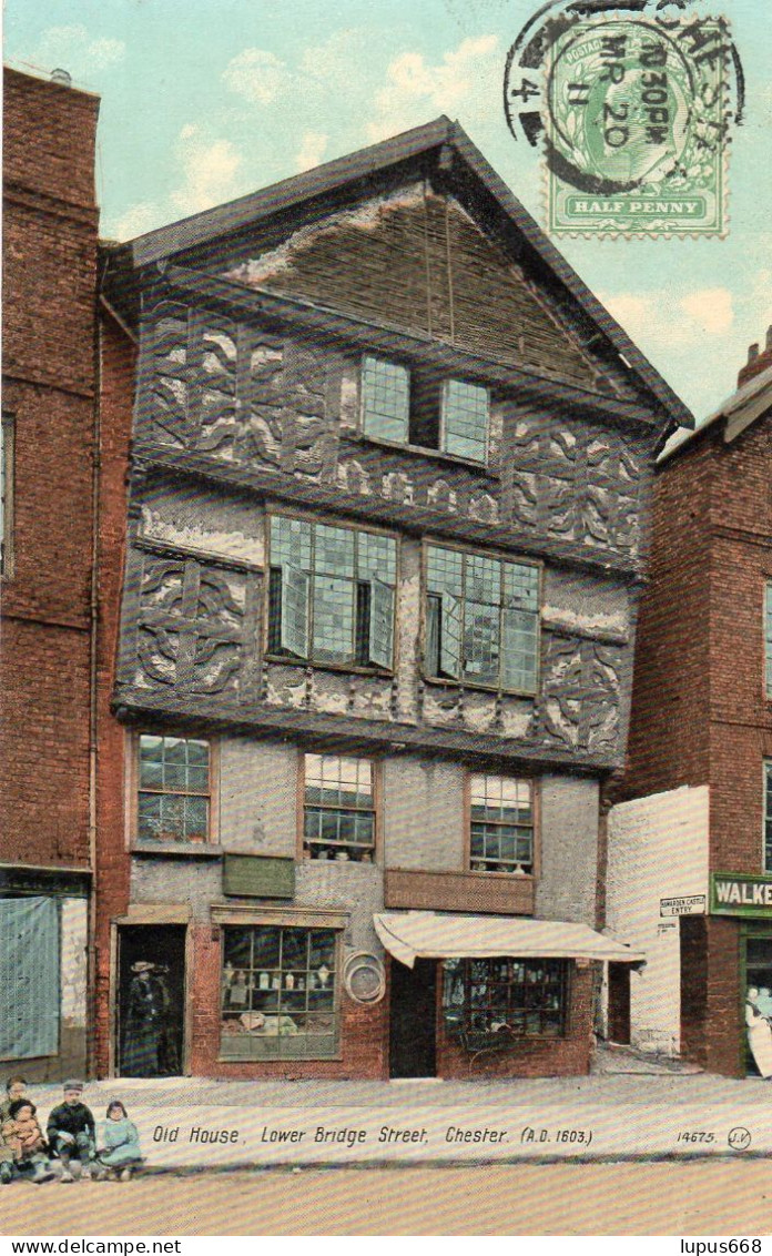 GB- England- Cheshire: Chester, Old House, Lower Bridge Street  T.c.v. - Chester