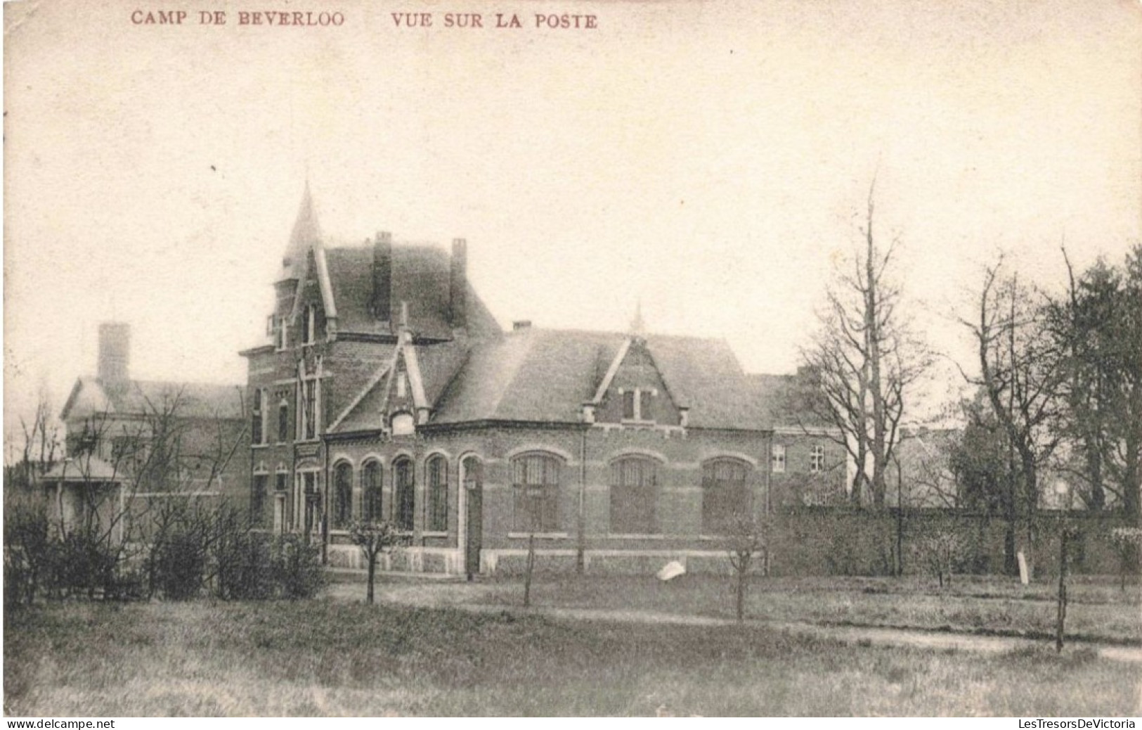 BELGIQUE - Camp De Beverloo - Vue Sur La Poste - Carte Postale Ancienne - Beringen