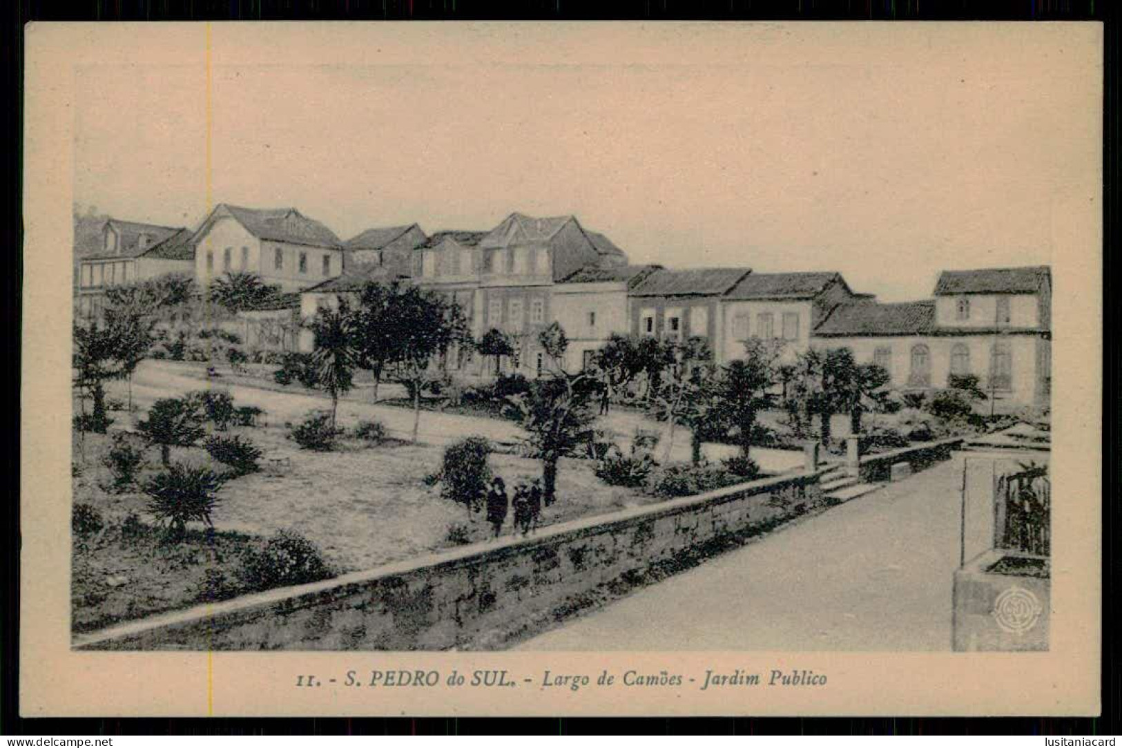 SÃO PEDRO DO SUL - Largo De Camões. - Jardim Publico. ( Nº 11) Carte Postale - Viseu