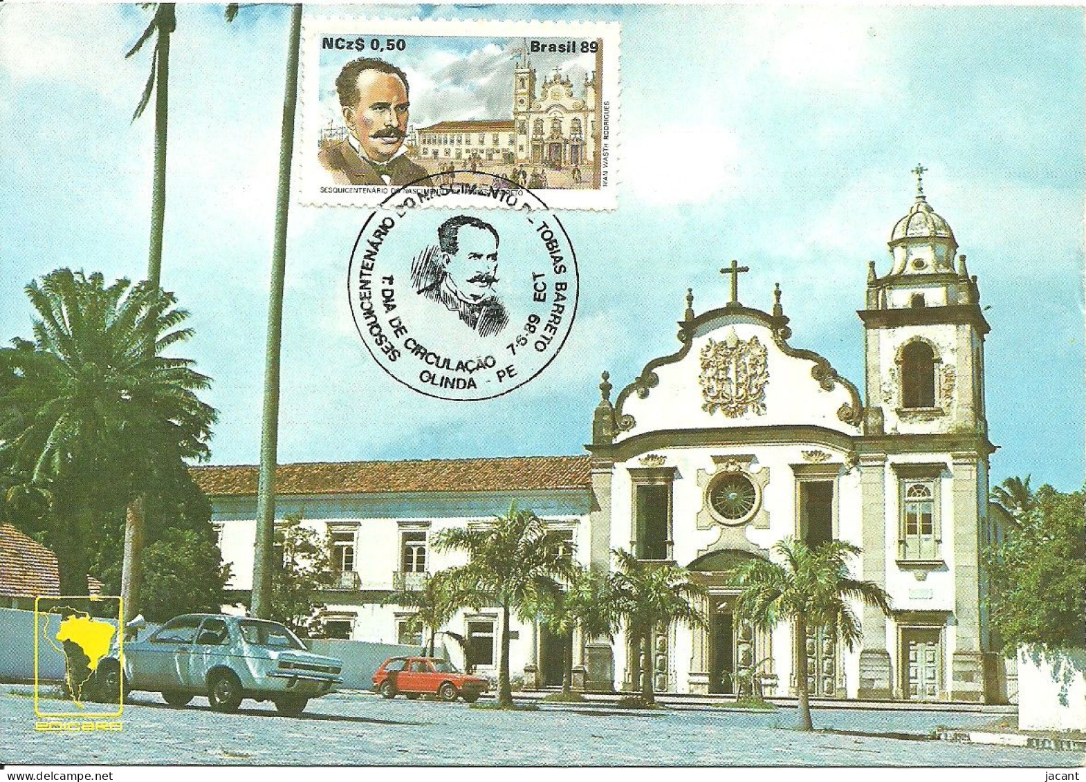 Carte Maximum - Brasil - Olinda - Mosteiro De São Bento - Maximumkaarten