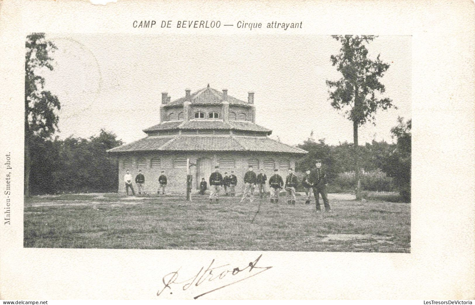 BELGIQUE - Camp De Beverloo - Cirque Attrayant - Carte Postale Ancienne - Beringen