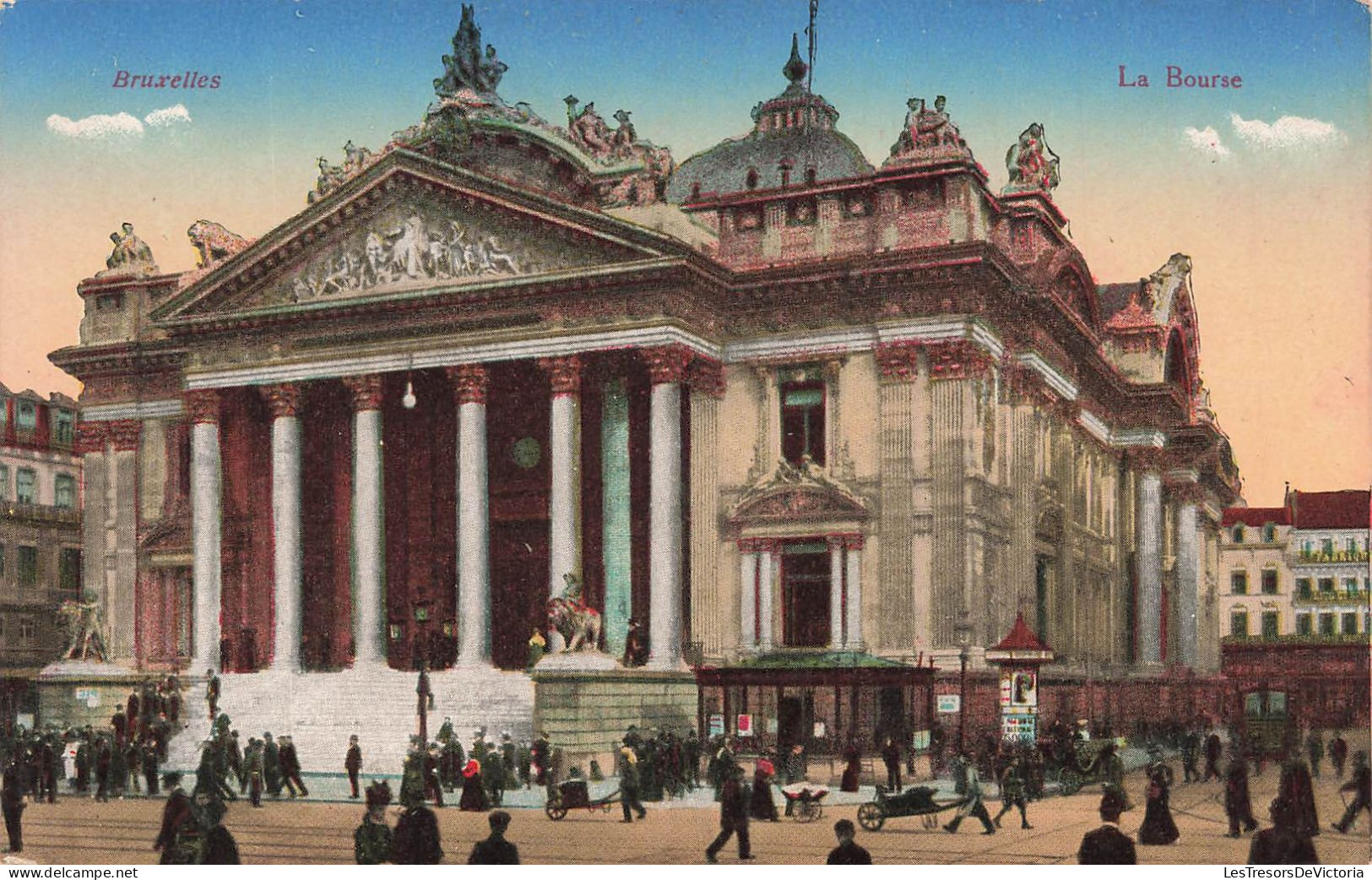 BELGIQUE - Bruxelles - La Bourse - Carte Postale Ancienne - Autres & Non Classés