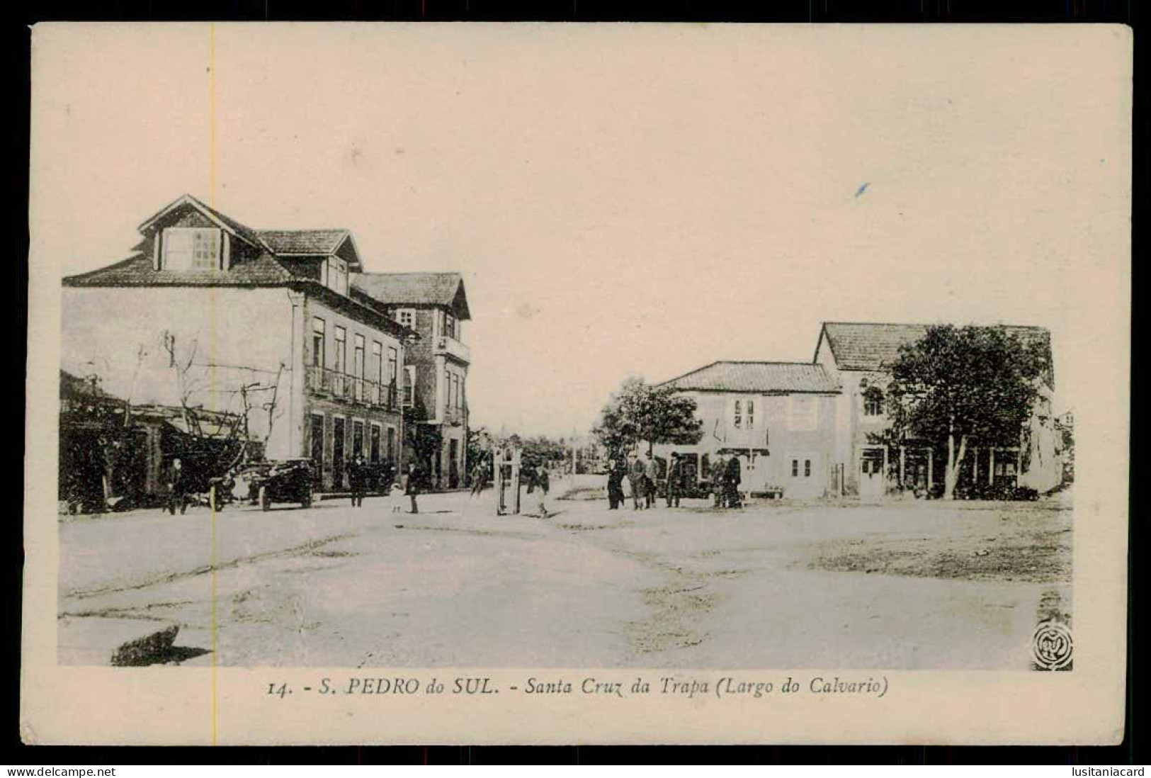 SÃO PEDRO DO SUL- SANTA CRUZ DA TRAPA - Largo Do Calvario ( Nº 14) Carte Postale - Viseu