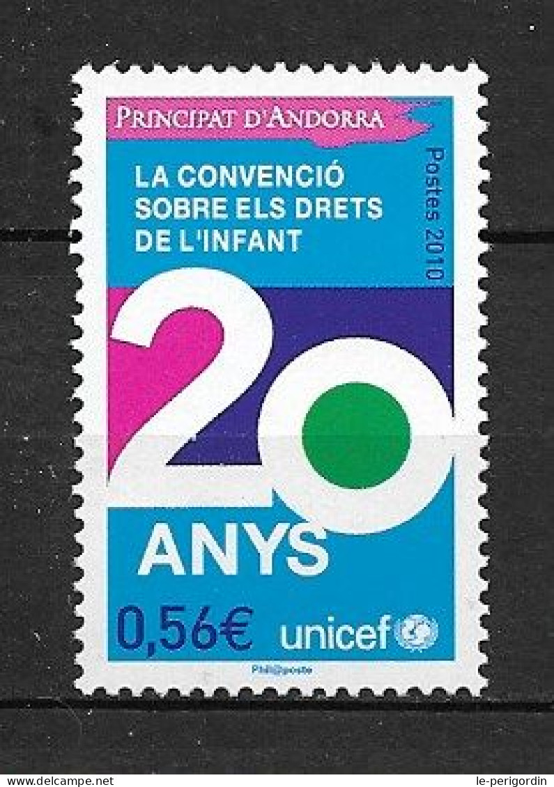 ANDORRE FR ,  No 688 , NEUF , ** , SANS CHARNIERE, TTB . - Neufs