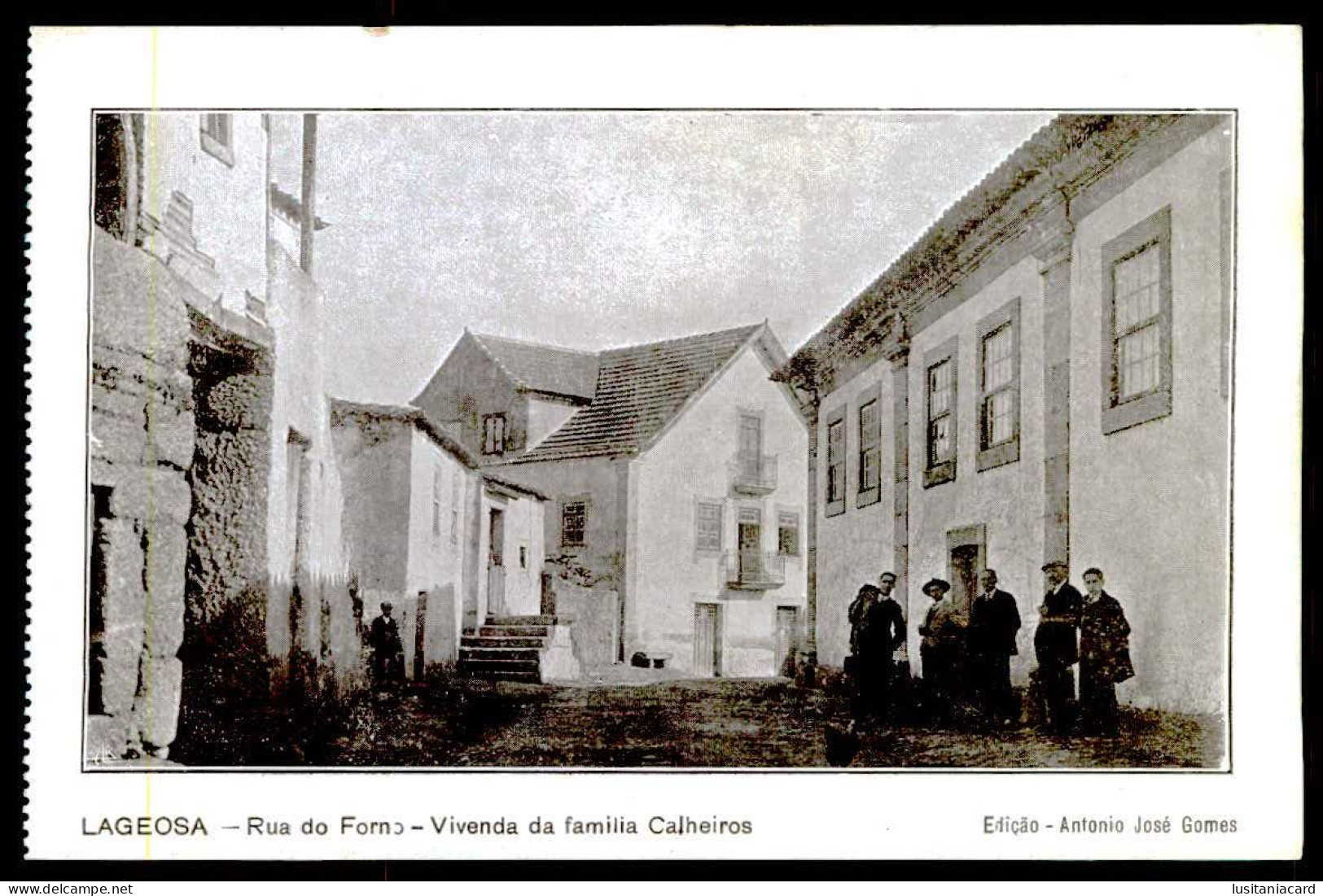 SABUGAL - LAGEOSA - Rua Do Forno - Vivenda Da ...(Ed. De António José Gomes/ Tip. Sociedade De Papelaria)  Carte Postale - Guarda