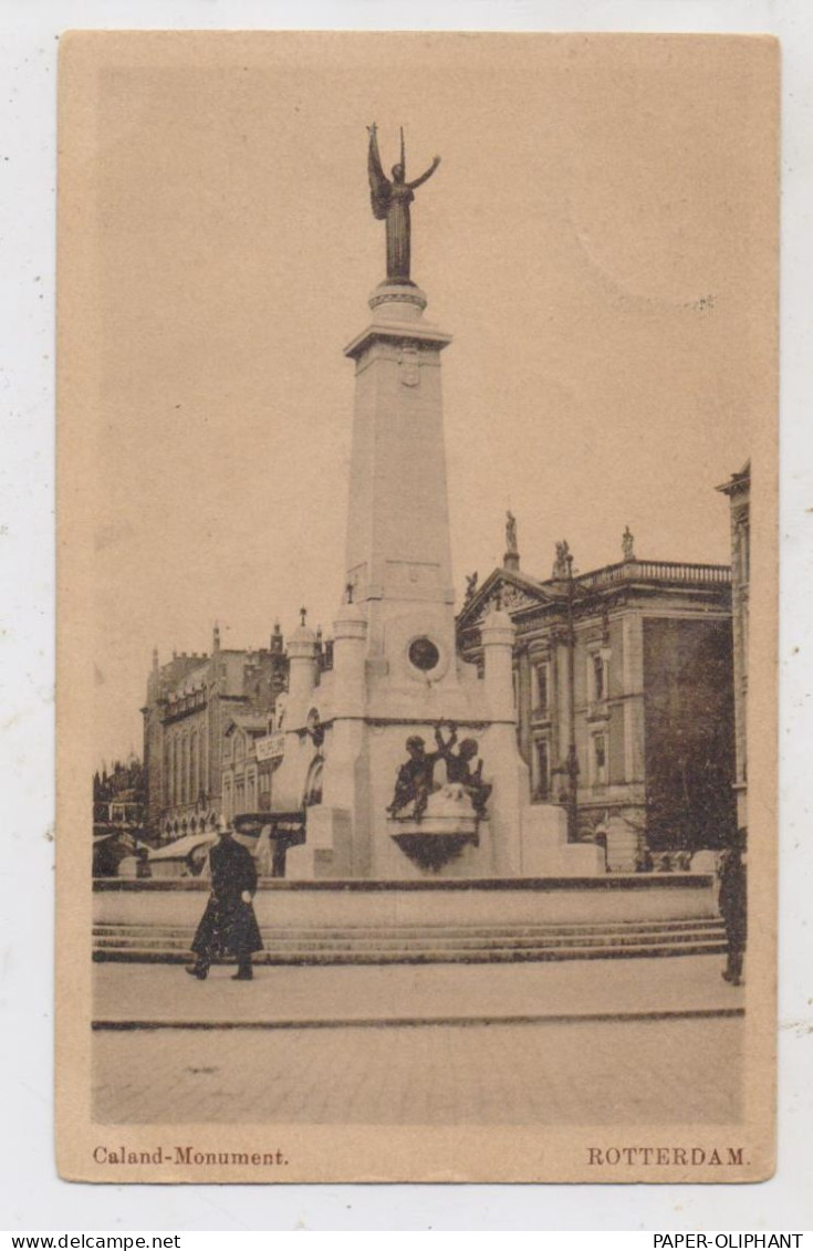 ZUID-HOLLAND - ROTTERDAM, Caland Monument, Politieagent, 1914 - Rotterdam