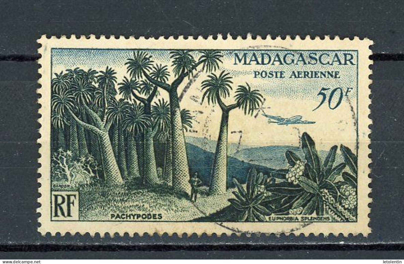 MADAGASCAR (RF) : POSTE AÉRIENNE - Yvert N° 75 Obli. - Poste Aérienne
