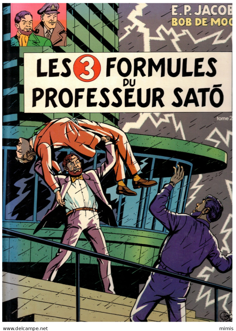 BLAKE ET MORTIMER             Les 3 Formules Du Professeur Sato      E.O. 3/1990 - Blake Et Mortimer