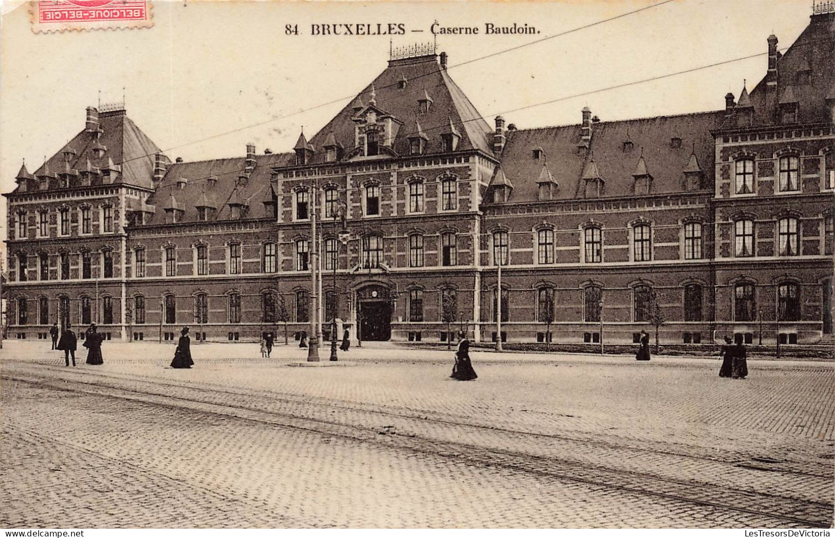 BELGIQUE - Bruxelles - Caserne Baudoin - Carte Postale Ancienne - Other & Unclassified