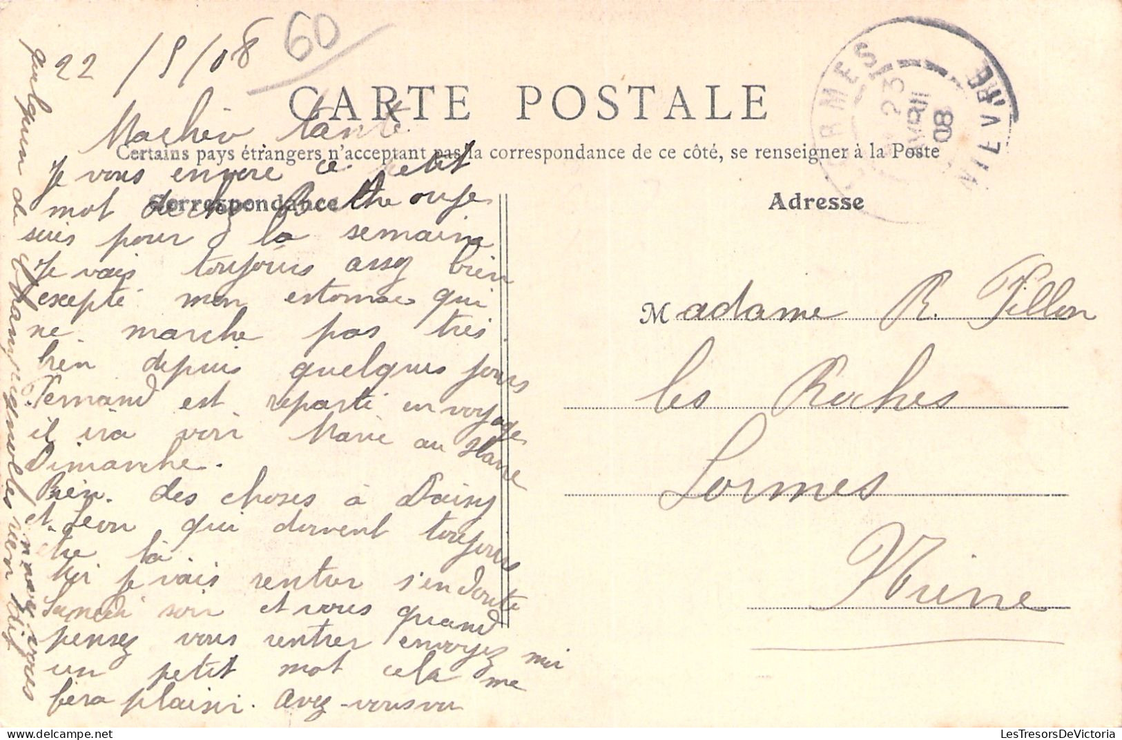 FRANCE - Liancourt - Le Chateau Latour - Carte Postale Ancienne - Liancourt
