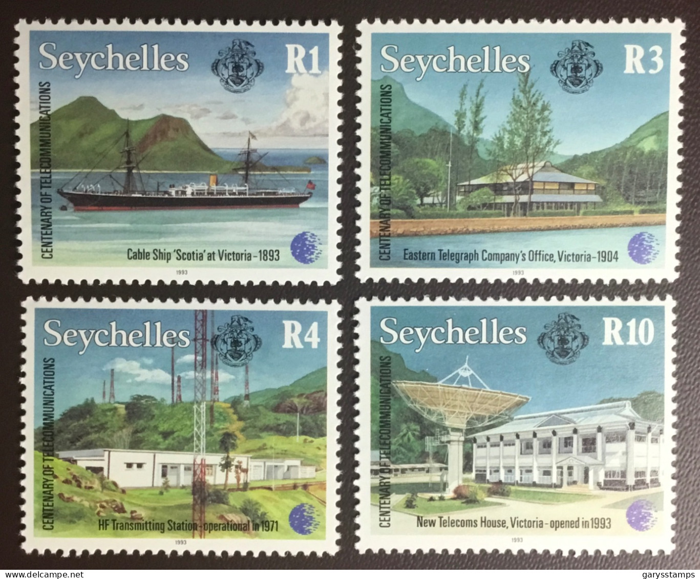 Seychelles 1993 Telecommunications Centenary MNH - Seychelles (1976-...)