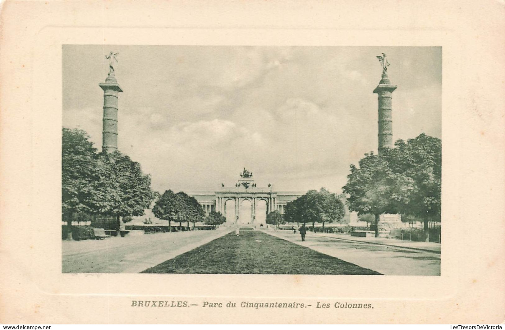 BELGIQUE - Bruxelles - Parc Du Cinquantenaire - Les Colonnes - Carte Postale Ancienne - Other & Unclassified