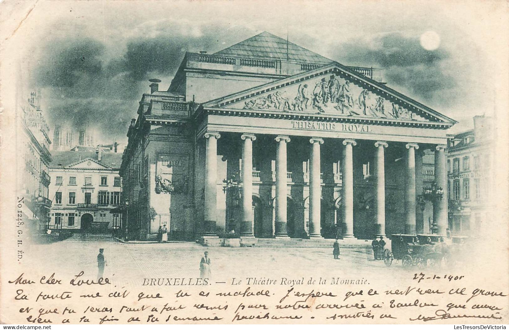 BELGIQUE - Bruxelles - Le Théâtre Royal De La Monnaie - Carte Postale Ancienne - Other & Unclassified