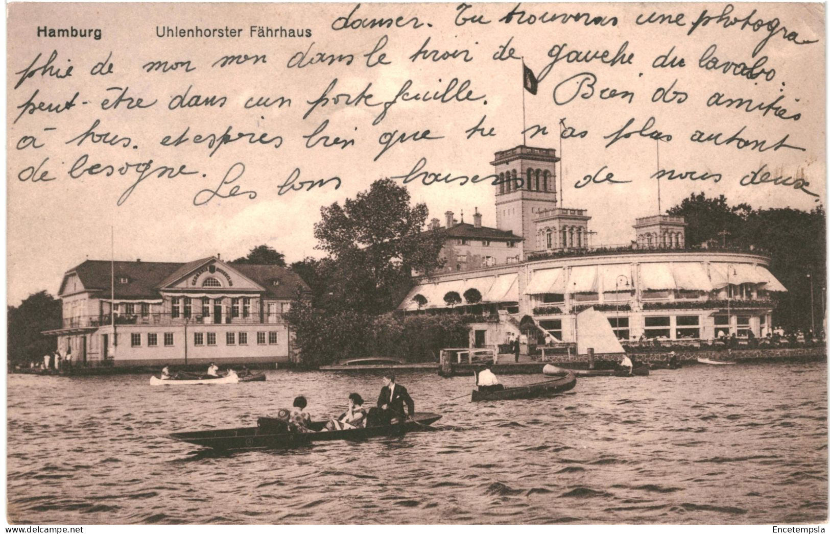 CPA Carte Postale Germany Hamburg Uhlenhorster Fährhaus 1925  VM75856 - Nord