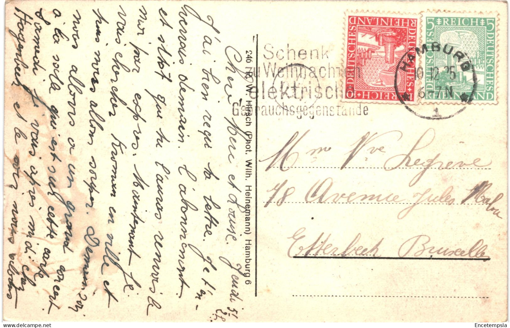 CPA Carte Postale Germany Hamburg Uhlenhorster Fährhaus 1925  VM75856 - Nord