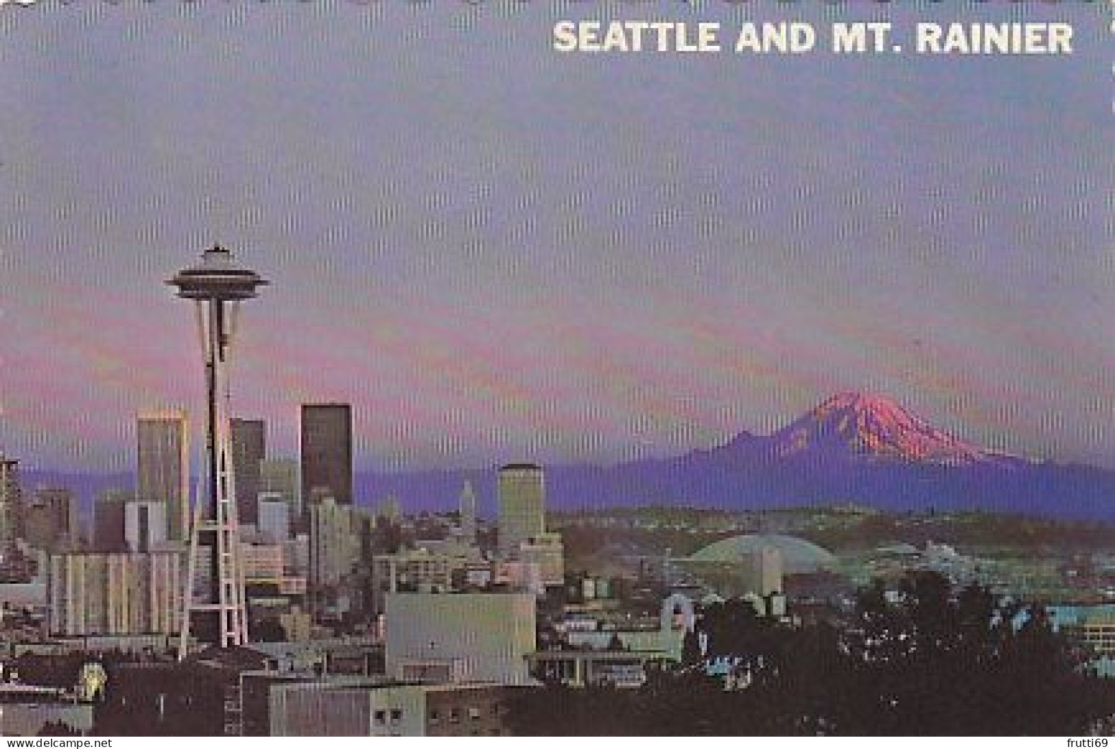 AK 193954 USA - Washington - Seattle And Mt. Rainier - Seattle