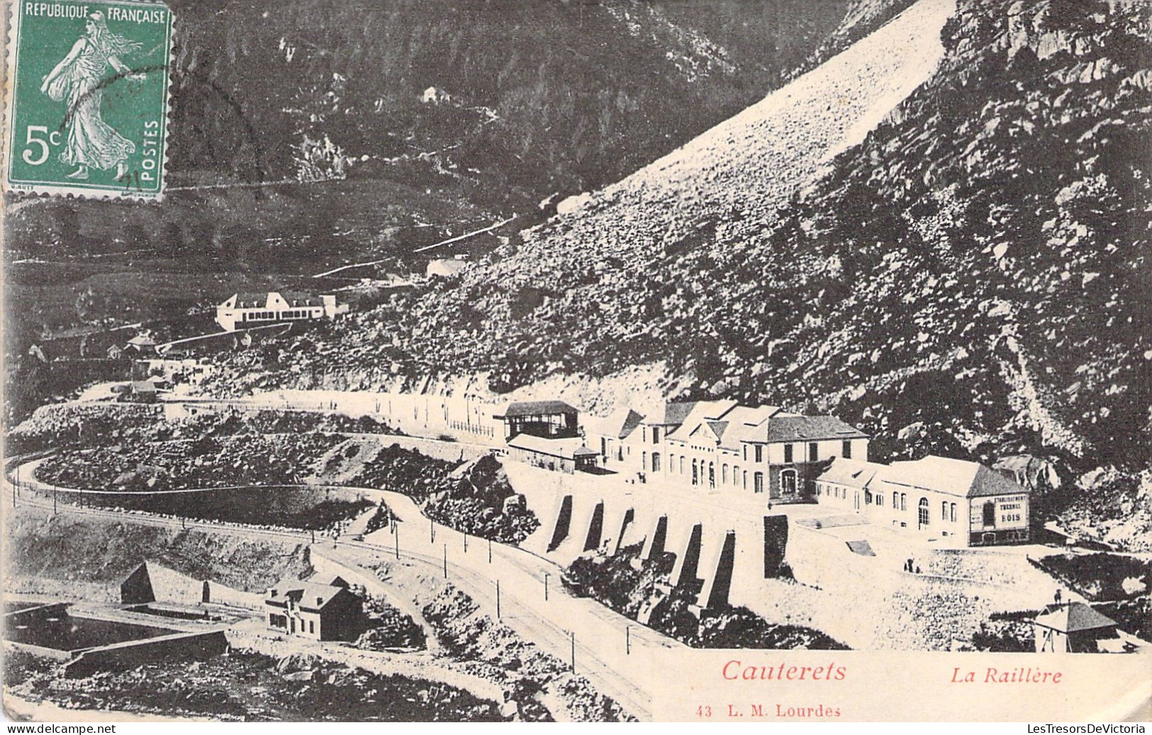FRANCE - Cauterets - La Raillere - L M Lourdes - Carte Postale Ancienne - Cauterets