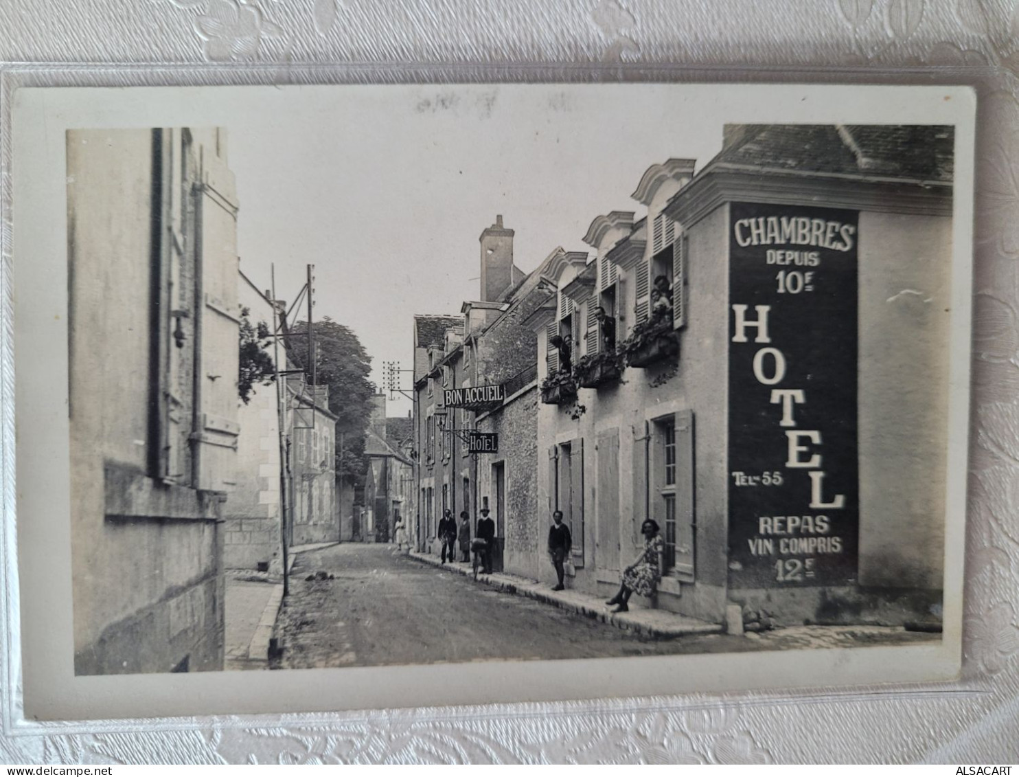 Cartes Photo   Commune à Situer Hotel , Chambres 10 Francs !!! - To Identify