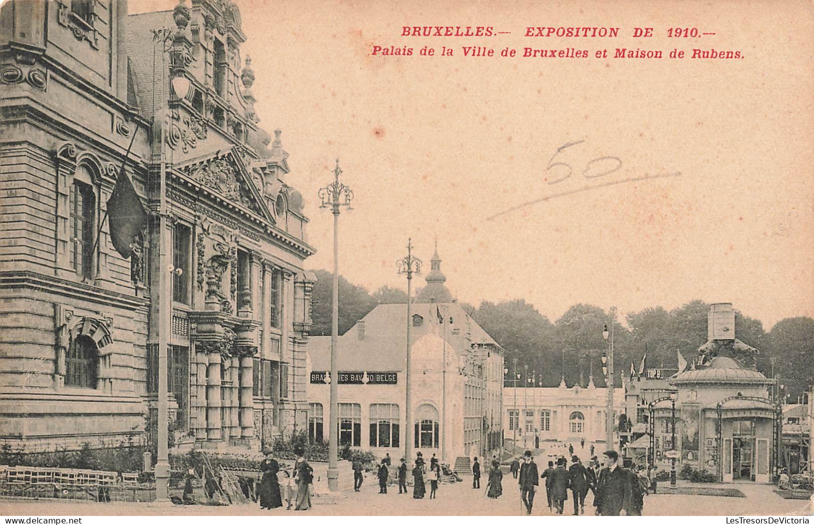 BELGIQUE - Bruxelles - Expositions De 1910 - Palais De La Ville Et Maison De Rubens - Carte Postale Ancienne - Other & Unclassified