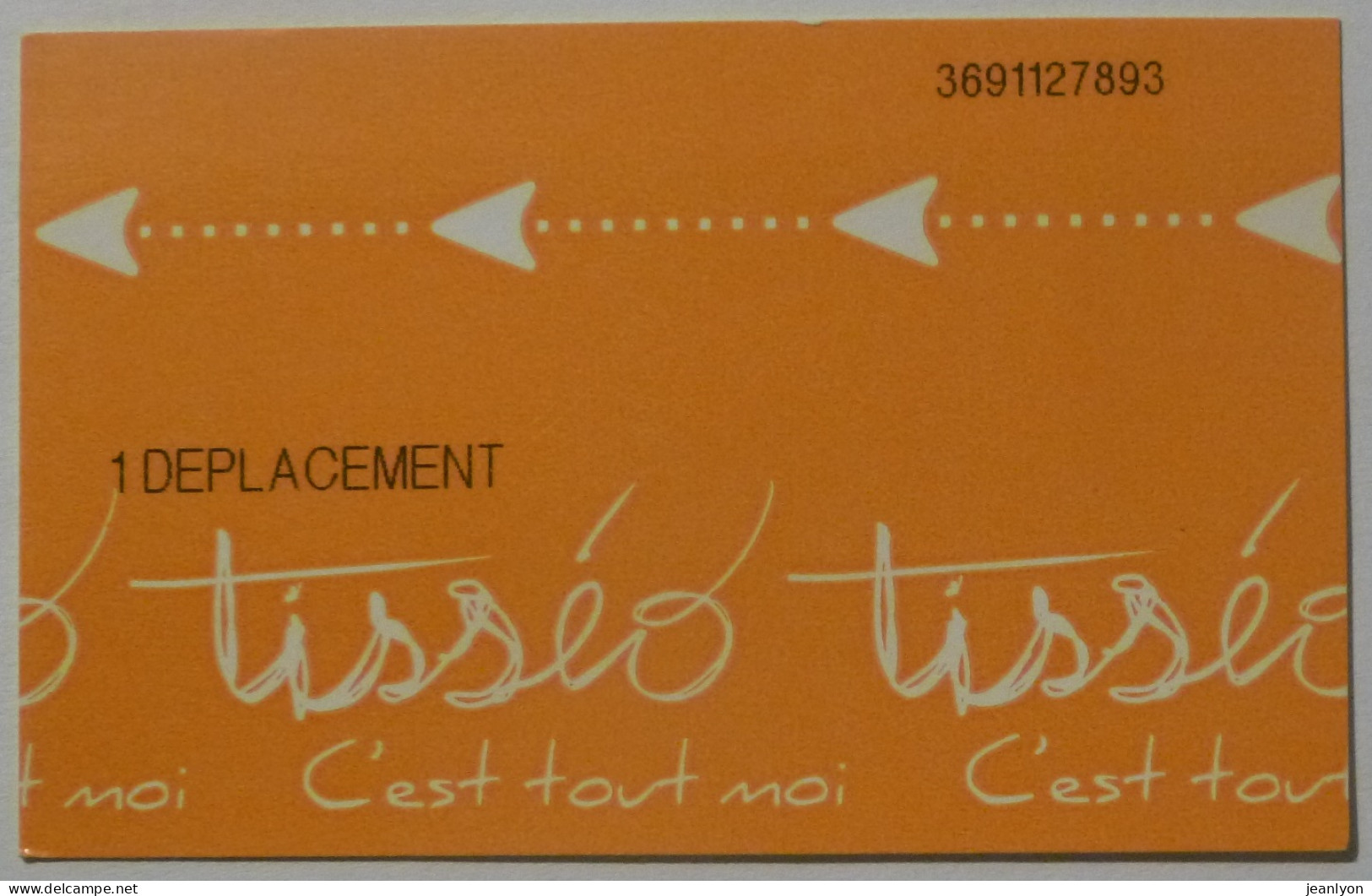 Ticket TISSEO Toulouse (31/Haute Garonne) - Bus / Métro / Tramway - 1 Déplacement - Ticket Utilisé - Europe