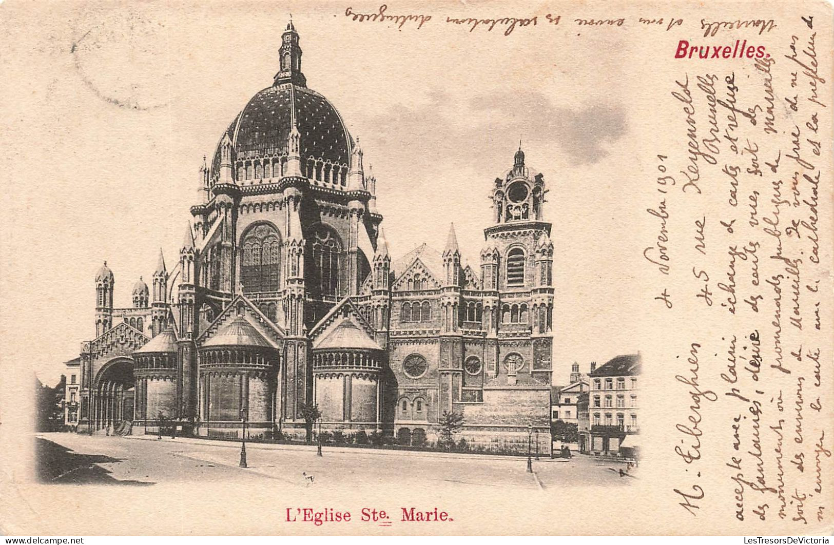 BELGIQUE - Bruxelles - L'église Sainte Marie - Carte Postale Ancienne - Autres & Non Classés