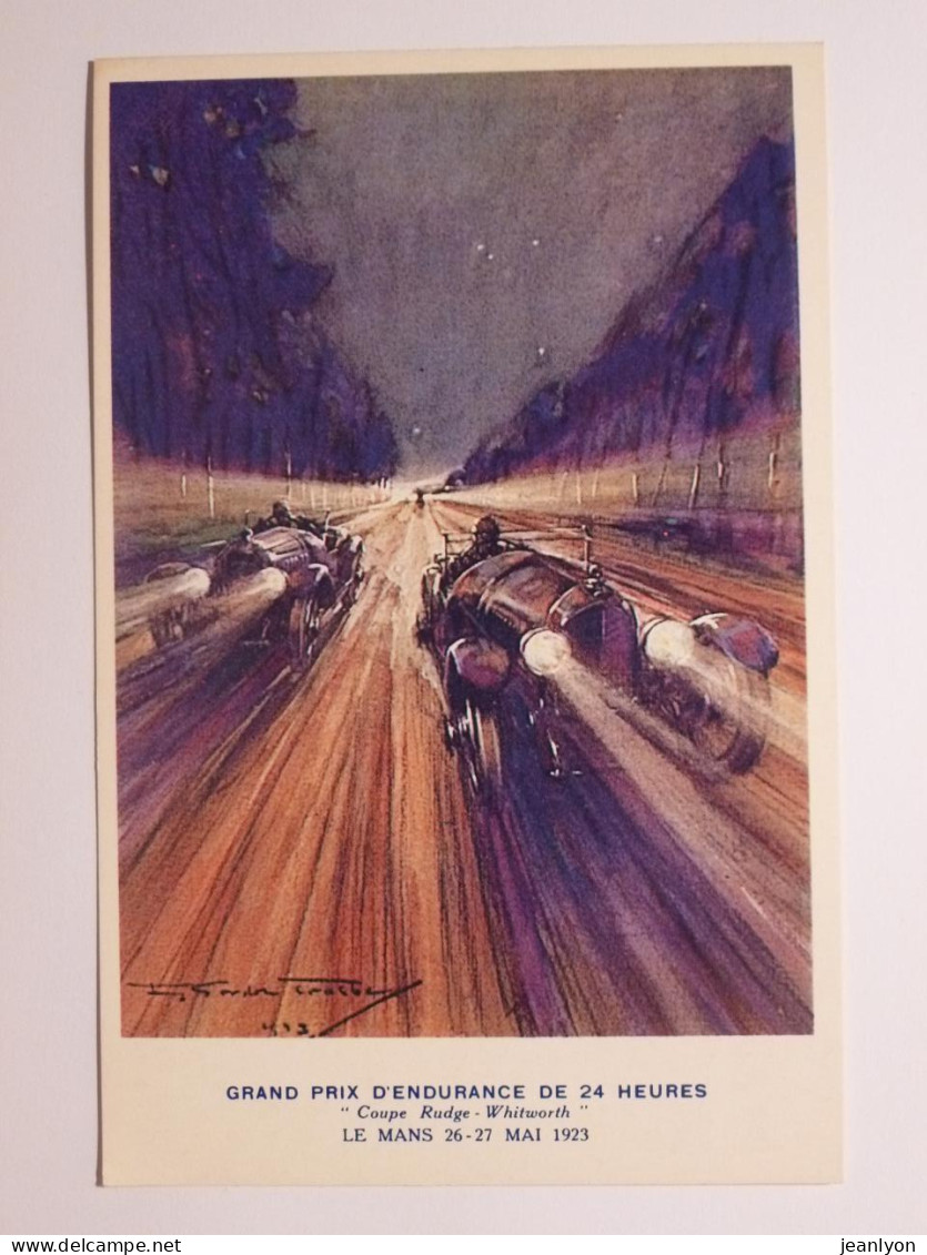 SPORT AUTOMOBILE - 24 HEURES DU MANS - Voiture Rallye 1923 - Grand Prix Endurance - Carte Pub Mutuelles Du Mans - Le Mans