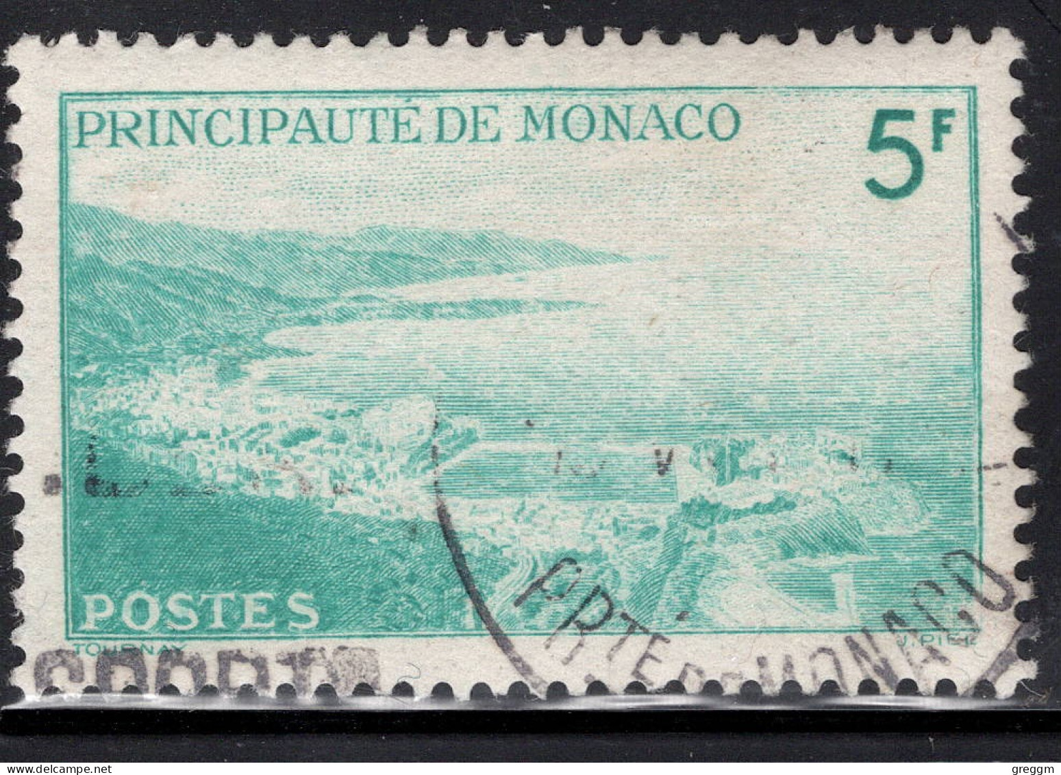 Monaco 1949 Single Stamp Local Views In Fine Used - Used Stamps