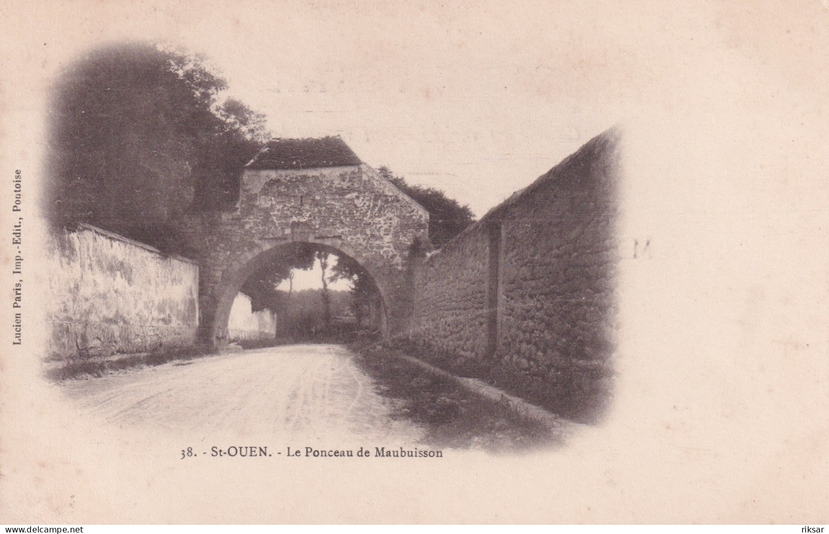 SAINT OUEN L AUMONE(TIRAGE 1900) - Saint-Ouen-l'Aumône