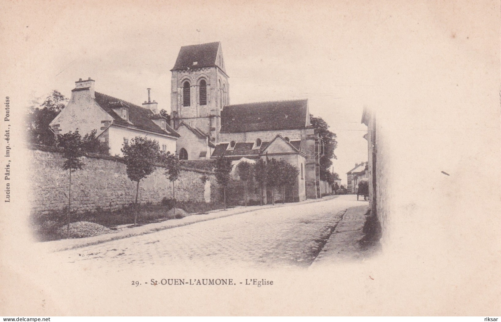 SAINT OUEN L AUMONE(TIRAGE 1900) - Saint-Ouen-l'Aumône