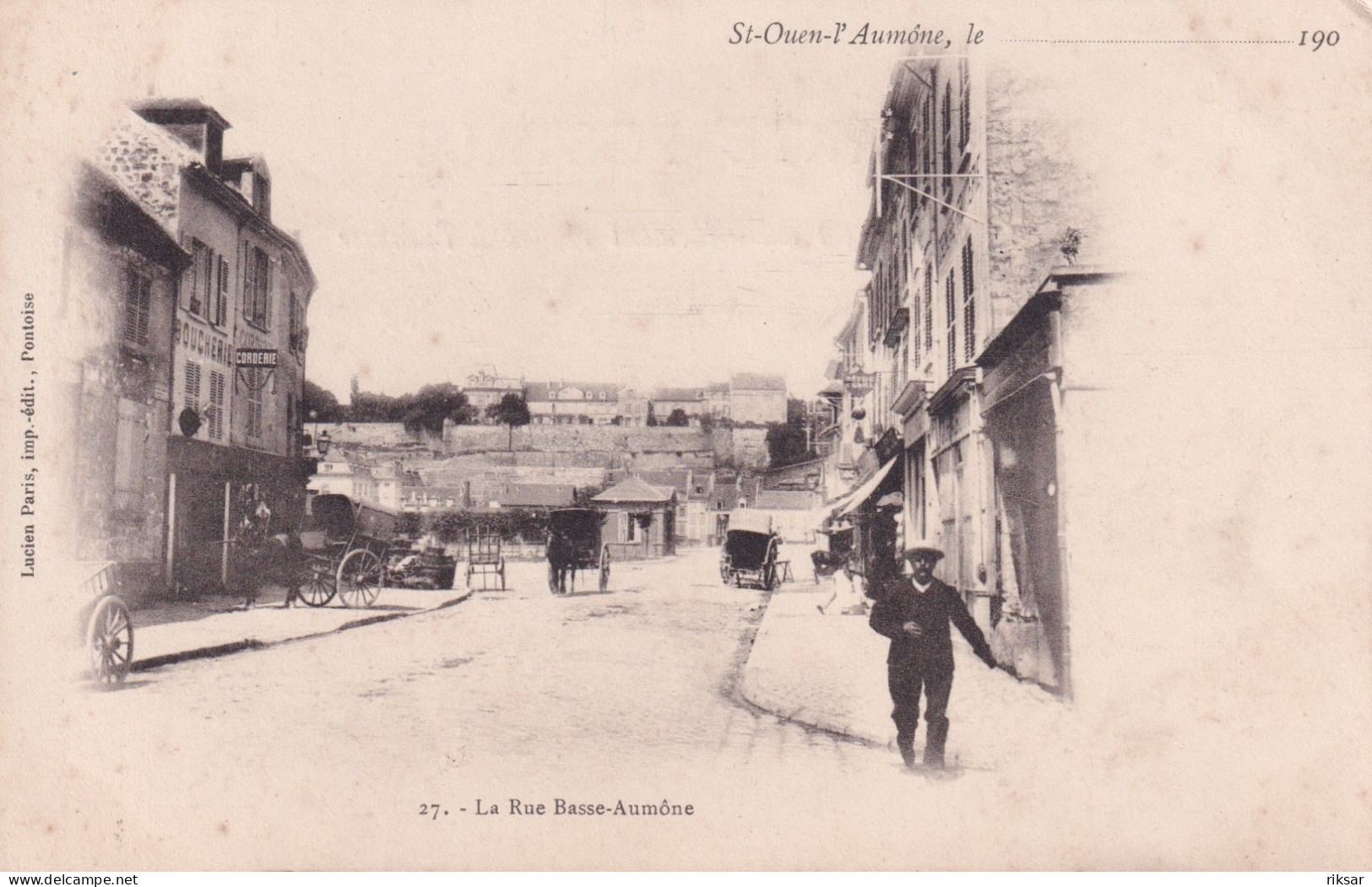 SAINT OUEN L AUMONE(TIRAGE 1900) - Saint-Ouen-l'Aumône