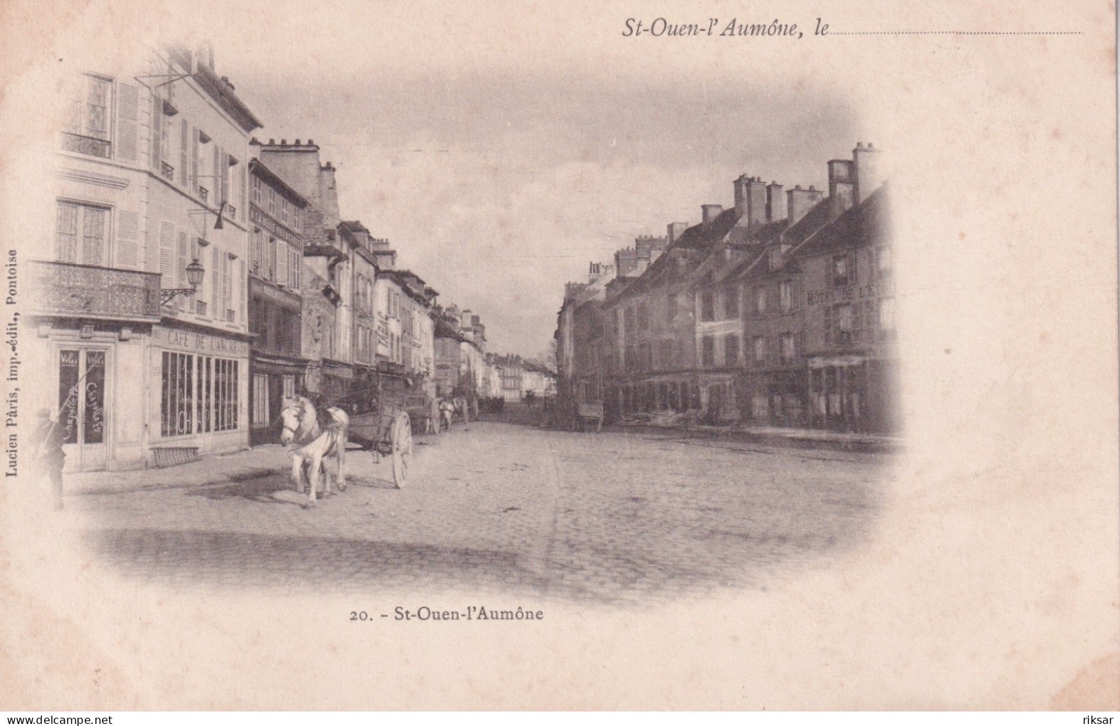 SAINT OUEN L AUMONE(TIRAGE 1900) - Saint-Ouen-l'Aumône